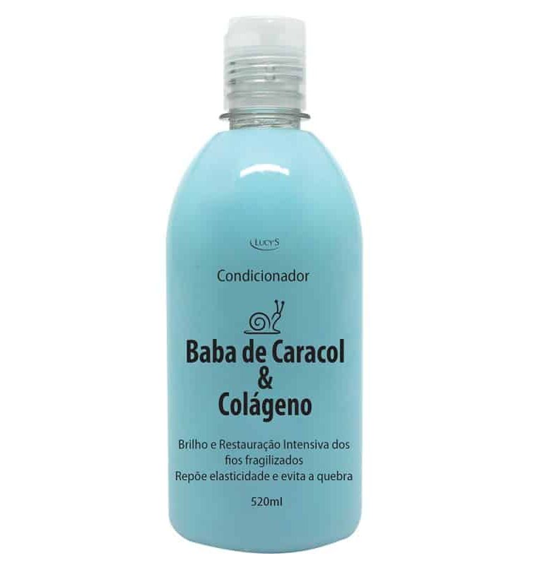 O Condicionador Baba de Caracol e Colágeno auxilia na reconstrução capilar e reposição de nutrientes.Repõe a elasticidade e evita a quebra.