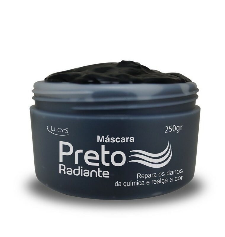Máscara Preto Radiante 250g com ativos especiais que reparam os danos da fibra capilar. Auxilia na tonalização dos cabelos pretos. Com pantenol.
