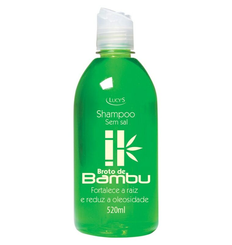 Shampoo Broto de Bambu 520ml indicado para cabelos oleosos pois reduz a oleosidade. Auxilia no crescimento, fortalece a raiz.